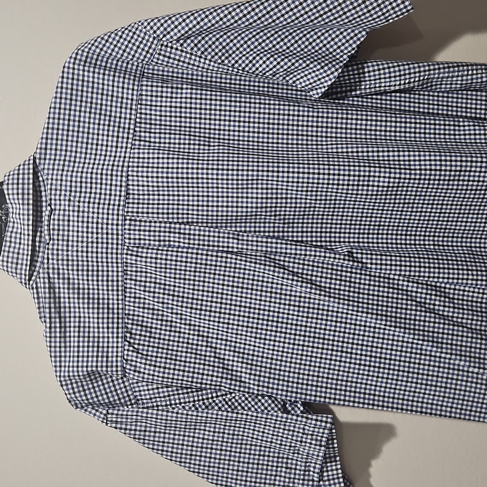 Tommy Hilfiger Blue Casual Button Down Shirt Classic Gingham size Large - Picture 7 of 11
